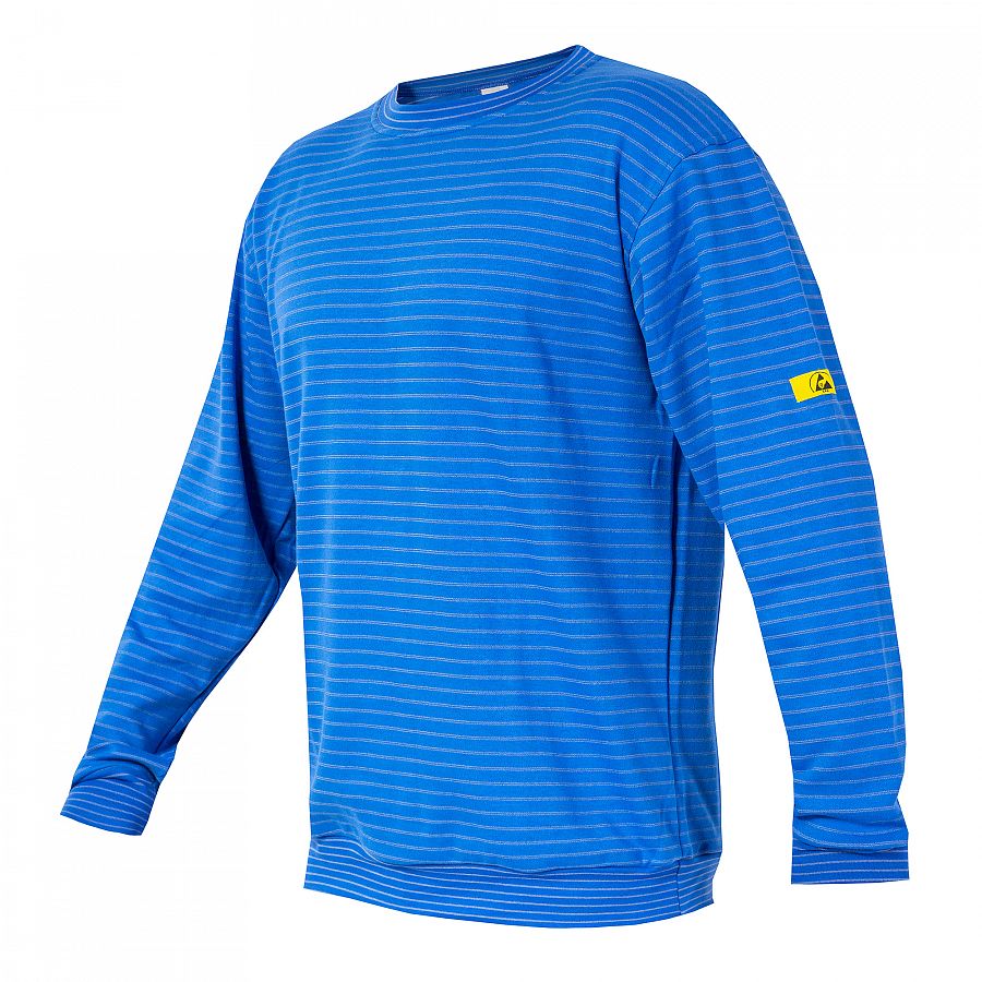 Mikina PXT Antistatic wear stř.modrá přes hlavu 280 g/m2, vel. M - Obrázek Mikina PXT Antistatic wear stř.modrá přes hlavu 280 g/m2, vel. M - Obrázek